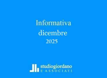 Informativa fiscale dicembre 2025