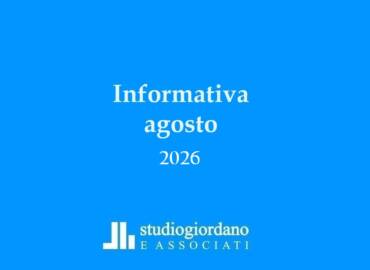 Informativa fiscale agosto 2026