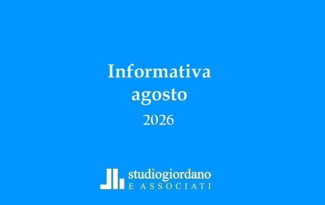 Informativa fiscale agosto 2026