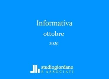 Informativa fiscale ottobre 2026