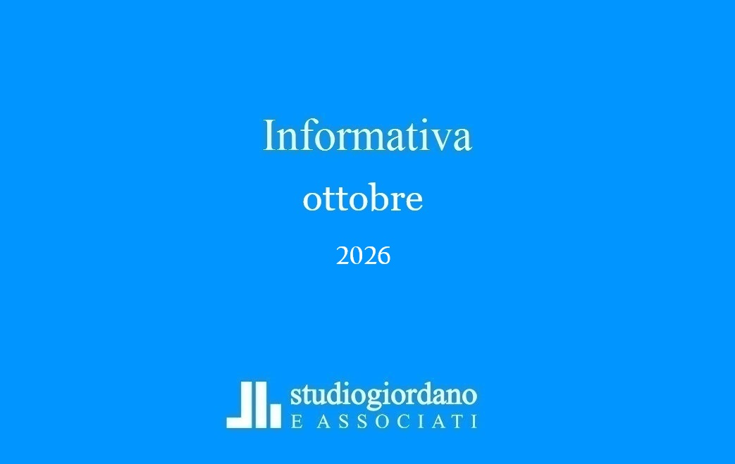 Informativa fiscale ottobre 2026